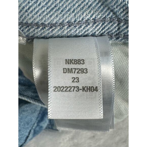 Madewell Low-Slung Straight Cargo Jeans in Coleman Wash NK883 Size 23 - Picture 11 of 12